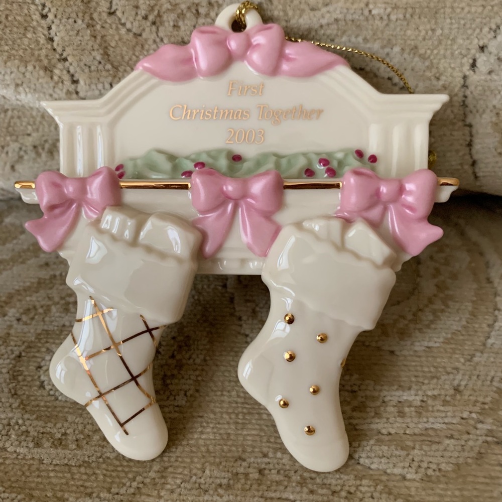 Lenox First Christmas Together 2003 Ornament